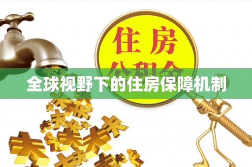 太康全球视野下的住房保障机制