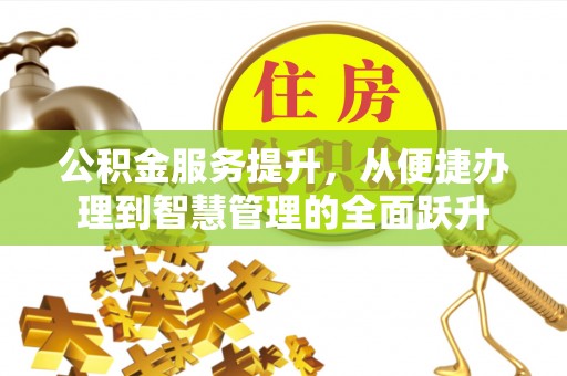 太康公积金服务提升，从便捷办理到智慧管理的全面跃升