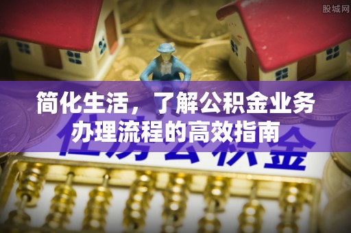 太康简化生活，了解公积金业务办理流程的高效指南