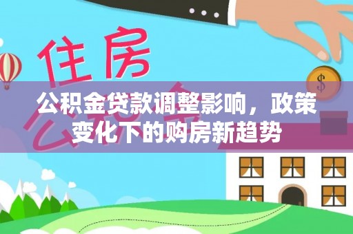 太康公积金贷款调整影响，政策变化下的购房新趋势