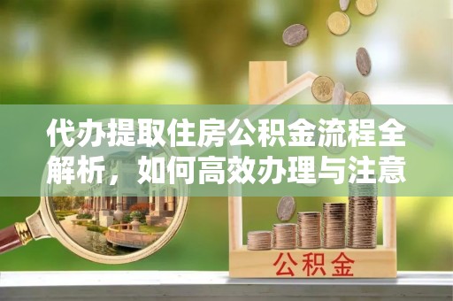 太康代办提取住房公积金流程全解析，如何高效办理与注意事项