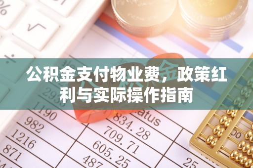 太康公积金支付物业费，政策红利与实际操作指南
