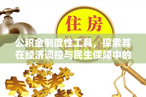 太康公积金制度性工具，探索其在经济调控与民生保障中的重要作用