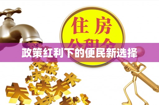 太康政策红利下的便民新选择